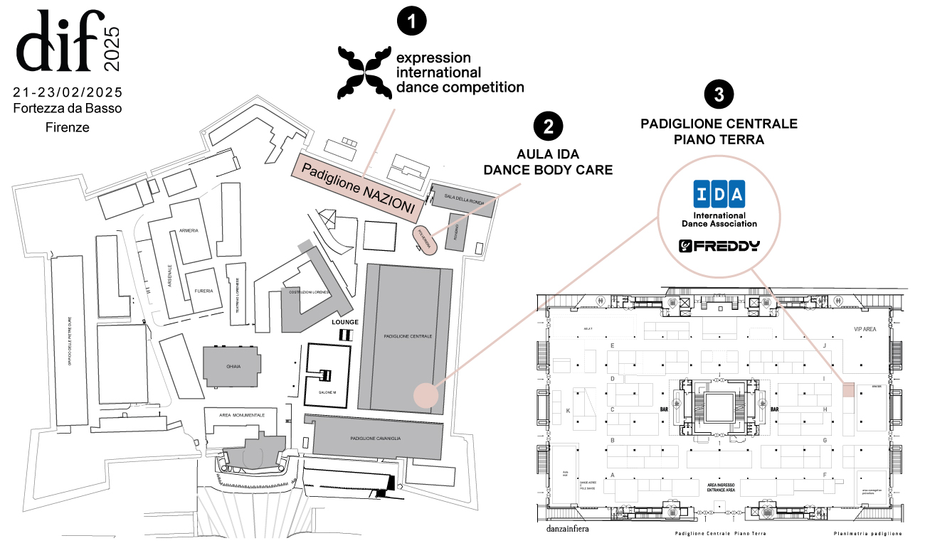 IDA padiglione mappa web